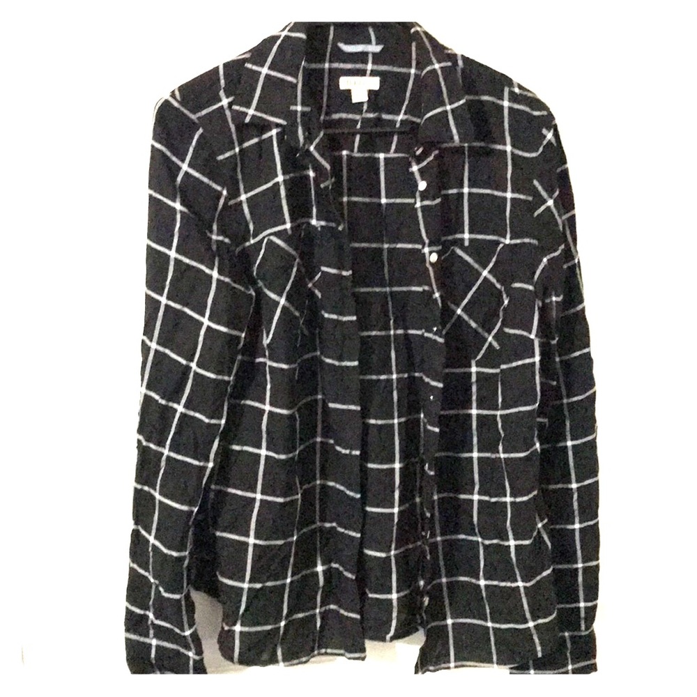 Plaid button up shirt
